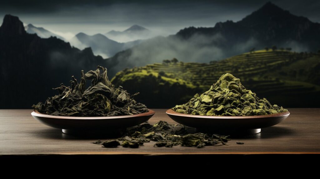 Oolong Tea vs. Green Tea