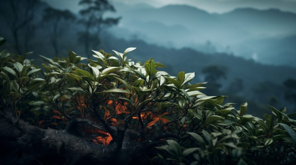 darjeeling tea leaves