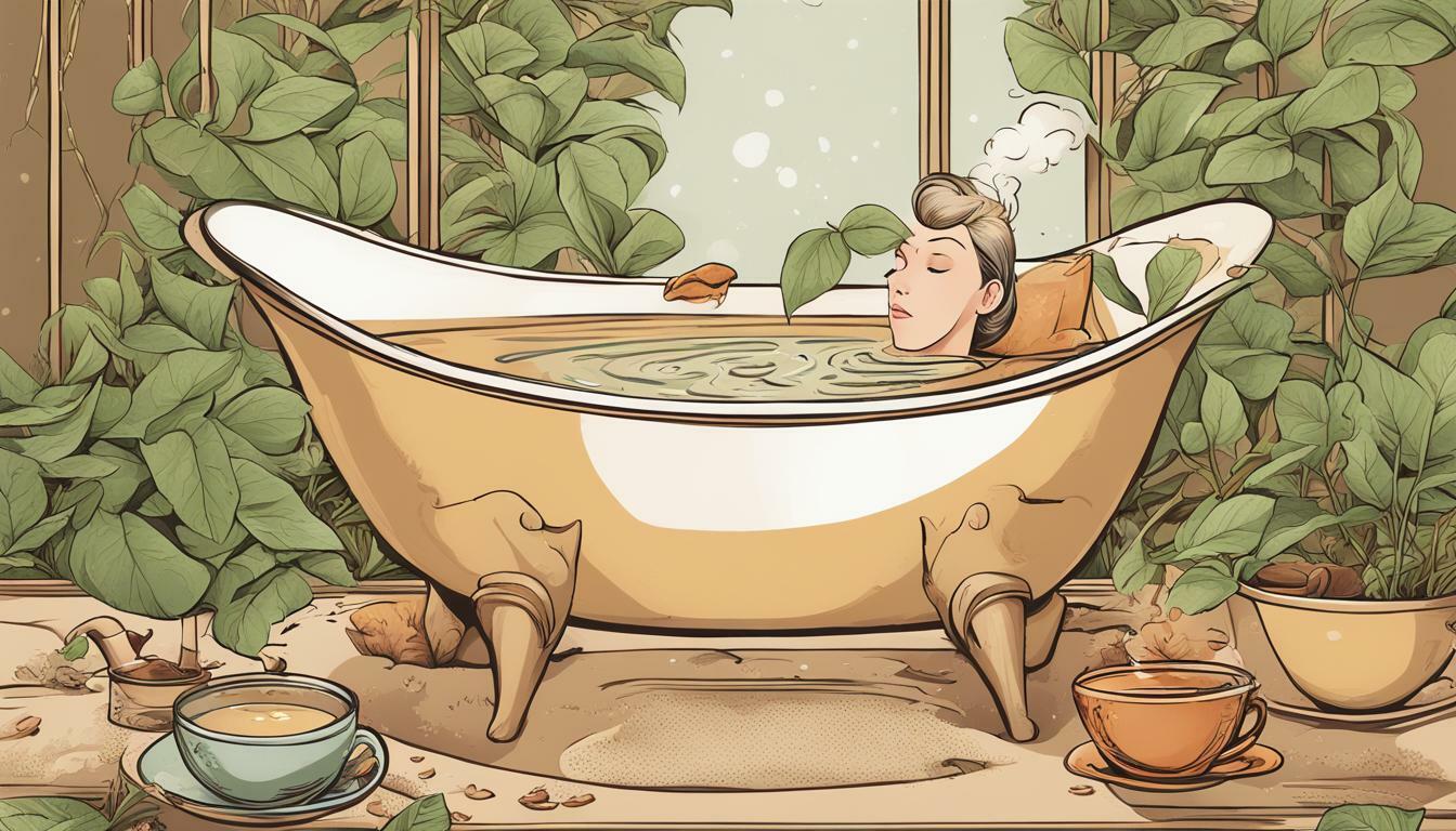 how to make a tea bath