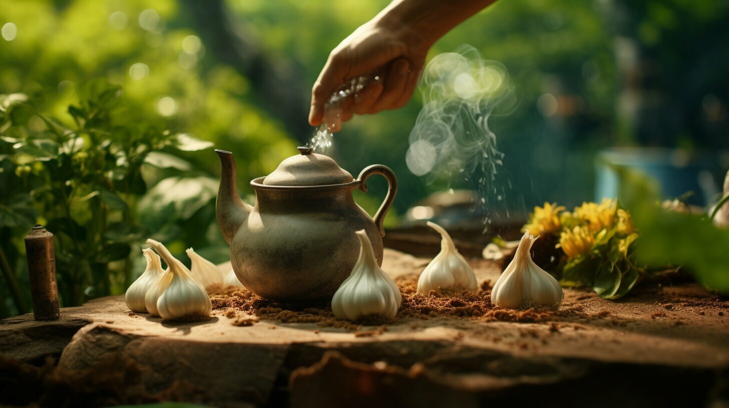 how to make garlic tea