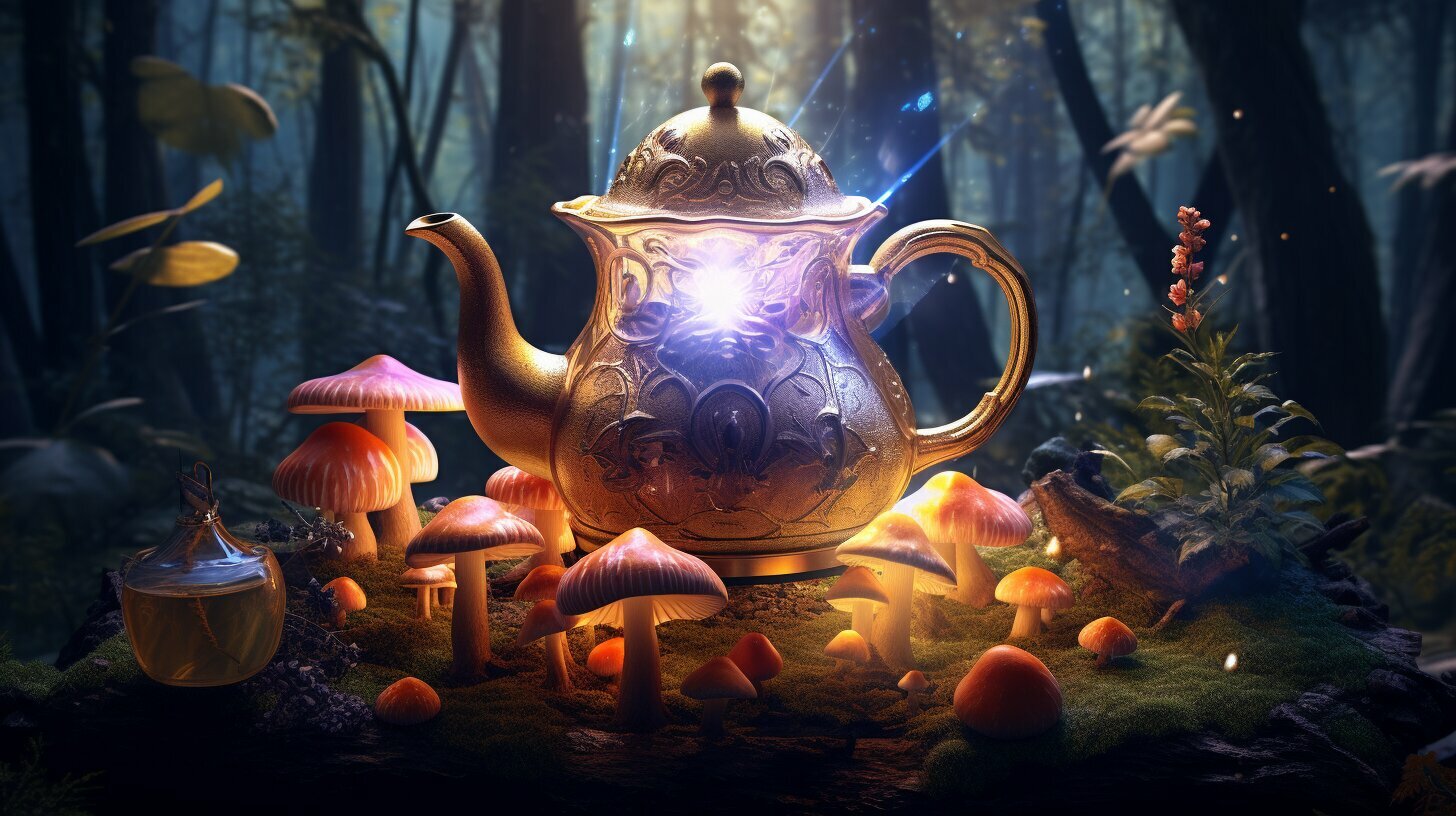 how to make magic mushroom tea