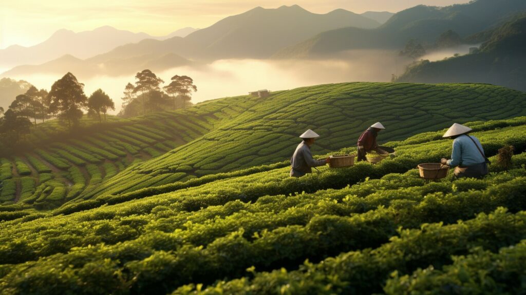 Oolong Tea Production
