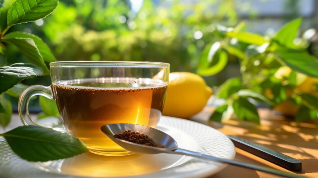 benefits of drinking black tea with lemon