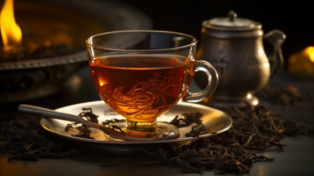 black oolong tea