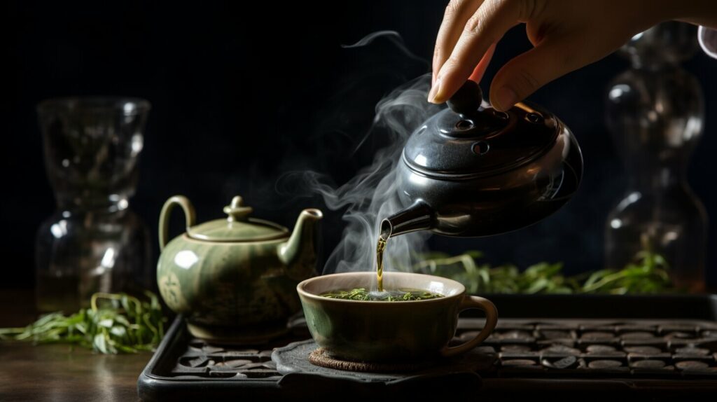 preparation of oolong milk tea